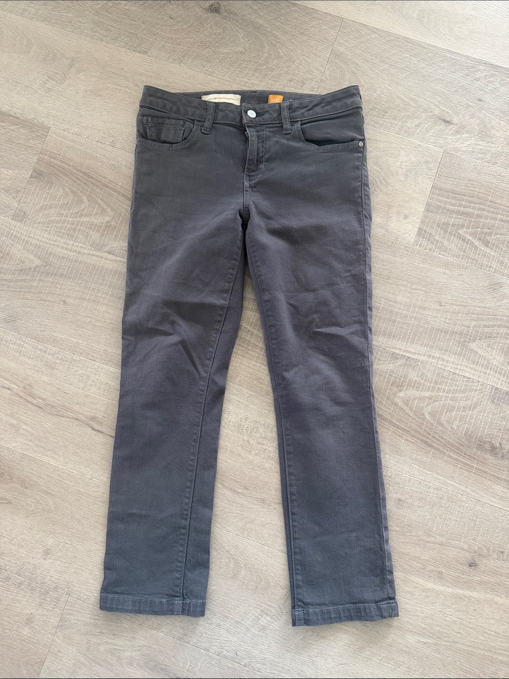 Pilcro and the letterpress charcoal jeans size 27
